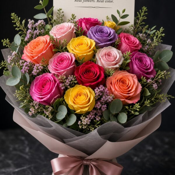 Rainbow Roses